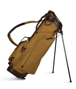 Sun Mountain Golf Canvas & Leather Carry Stand Bag -Boutique Golf Store 190734CanvasLeatherStandClay Brown
