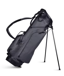 Sun Mountain Golf Canvas & Leather Carry Stand Bag -Boutique Golf Store 190735CanvasLeatherStandSlate Black