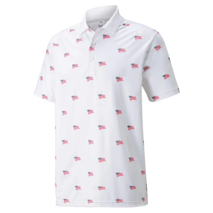 Puma Men's Volition Flags Golf Polo 3 Puma Men's Volition Flags Golf Polo