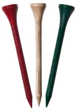 ProActive Premium Sports Hardwood Golf Tees 2.75" 250 Count -Boutique Golf Store 2.75 Mixed Colors 250