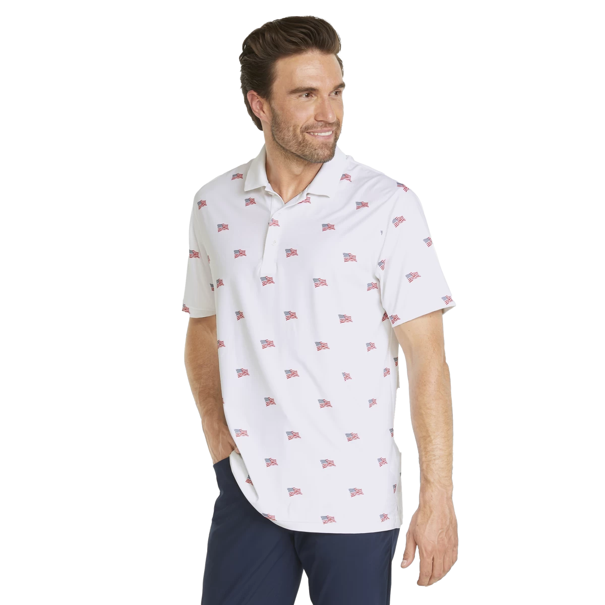 Puma Men's Volition Flags Golf Polo 5 Puma Men's Volition Flags Golf Polo - Image 3