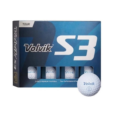 Volvik S3 Tour Performance Golf Balls 3 Volvik S3 Tour Performance Golf Balls