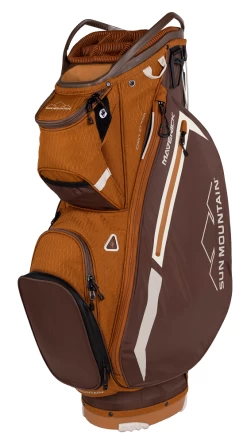 Sun Mountain Golf 2023 Maverick Cart Bag -Boutique Golf Store 2023 Maverick 230365 java pecan beach