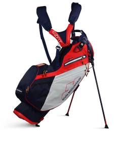 Sun Mountain Golf 2021 4.5 LS 14-Way Divided Golf Stand Carry Bag -Boutique Golf Store 21009045LS14WayNavy White Red