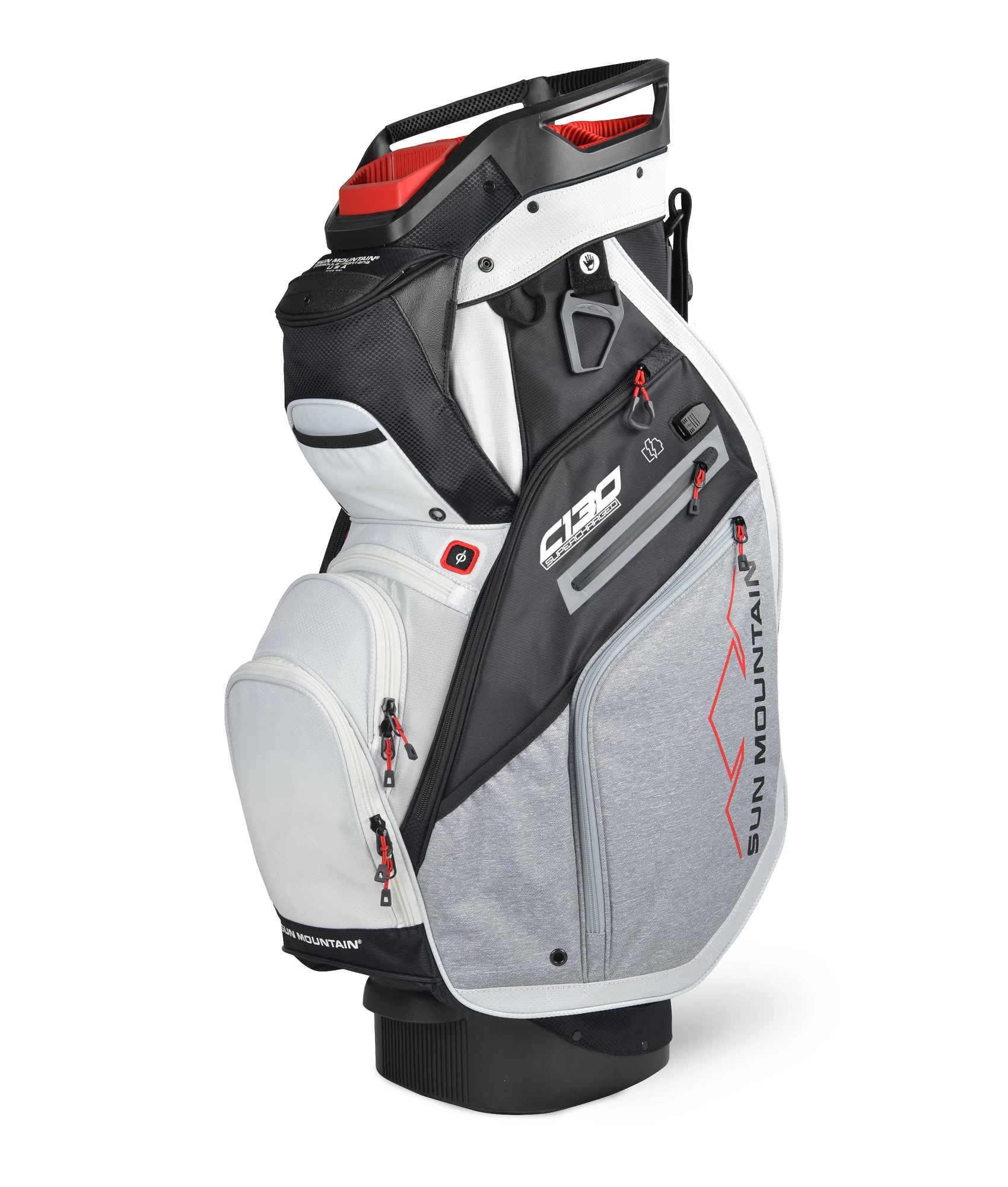 Sun Mountain Golf 2021 C-130 Supercharged Cart Bag 4 Sun Mountain Golf 2021 C-130 Supercharged Cart Bag - Image 2