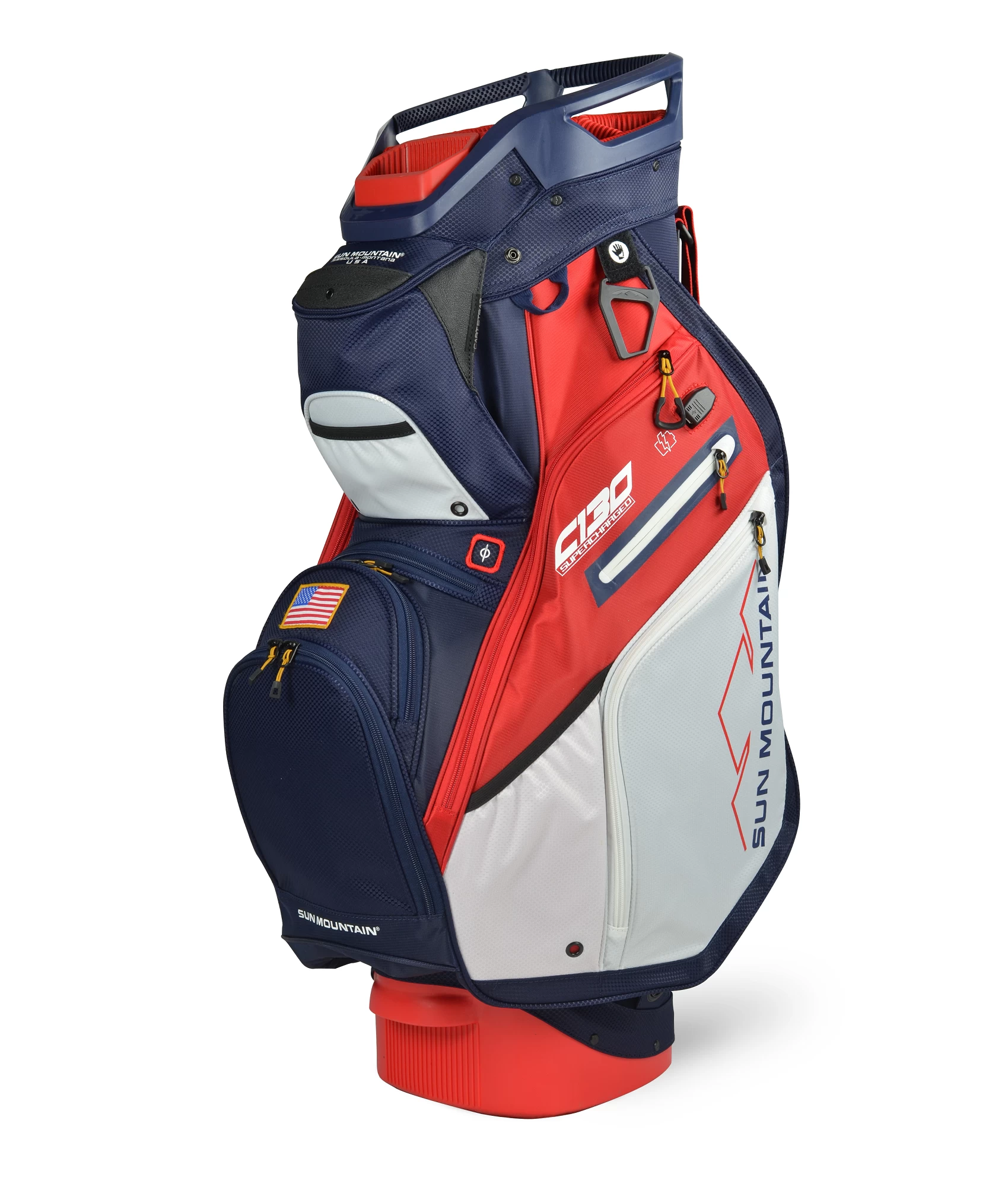 Sun Mountain Golf 2021 C-130 Supercharged Cart Bag 6 Sun Mountain Golf 2021 C-130 Supercharged Cart Bag - Image 4