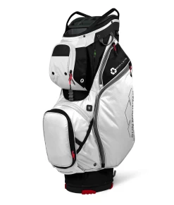 Sun Mountain Golf 2021 ECO-LITE Cart Bag -Boutique Golf Store 210396EcoLiteCartBlack White Gun Red