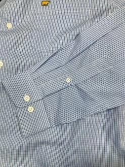 Callaway Jack Nicklaus Black Label By Perry Ellis Mini Plaid Button Down Shirts -Boutique Golf Store 2ColorsMiniPlaid Marina1