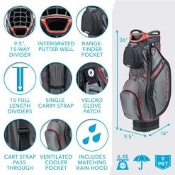 Sun Mountain Golf 2020 Sync Cart Bag -Boutique Golf Store 51QATlT JbL