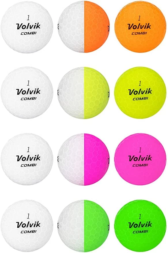 Volvik Crystal Combi Split Colored Golf Balls 4 Volvik Crystal Combi Split Colored Golf Balls - Image 2