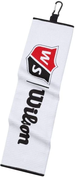 Wilson Staff Tri-Fold Waffle Golf Towel - White - 16" X 21" -Boutique Golf Store 61cYjCGJd2L. AC SL1500