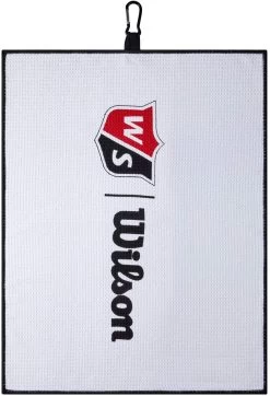 Wilson Staff Tri-Fold Waffle Golf Towel - White - 16" X 21" -Boutique Golf Store 71IwcNfvKeL. AC SL1500