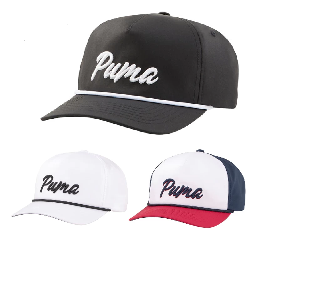 Puma Retro Rope Snapback Golf Cap 3 Puma Retro Rope Snapback Golf Cap