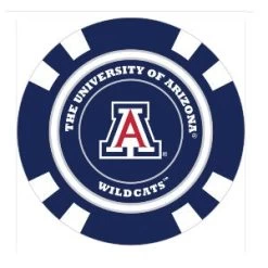 Team Golf NCAA Magnetic Poker Chip Ball Markers -Boutique Golf Store Arizona1