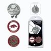 Team Golf Hat Clips With Ball Markers - NCAA Collegiate -Boutique Golf Store Arkansas