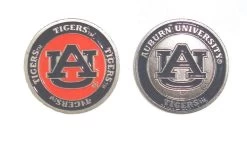 NCAA Double Sided Collegiate Golf Ball Marker Coins -Boutique Golf Store Auburn