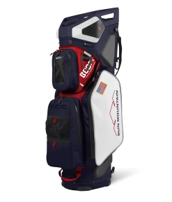 Sun Mountain 2022 Boom Bag Golf Cart Bag With Speakers 32 Sun Mountain 2022 Boom Bag Golf Cart Bag With Speakers -Boutique Golf Store BOOM BAG NAVY WHITE RED