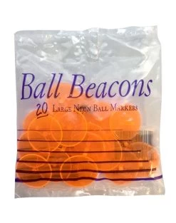 Beacons Large Neon Golf Ball Markers -Boutique Golf Store Ball Beacons Orange