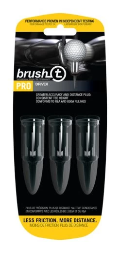 Brush-t Golf Original Brush Tees -Boutique Golf Store Black
