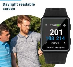 Shot Scope Golf G3 GPS Watch -Boutique Golf Store Black G3 Product 480x441 Desktop 10