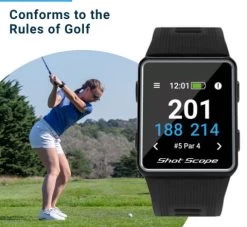 Shot Scope Golf G3 GPS Watch -Boutique Golf Store Black G3 Product 480x441 Desktop 12