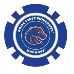 Team Golf NCAA Magnetic Poker Chip Ball Markers -Boutique Golf Store BoiseState1