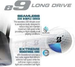 Bridgestone E9 Long Drive Golf Balls -Boutique Golf Store Bridgestonee9LongDrive 3