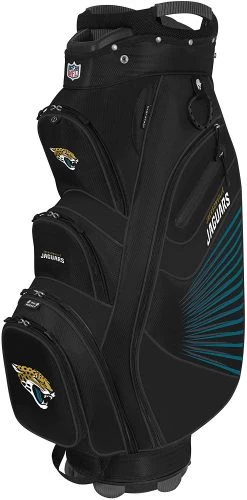 NFL The Bucket II Team Effort Cart Bag -Boutique Golf Store Bucket II Cart Bag Jacksonville Jaguars