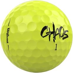 Wilson Golf 2020 Chaos Golf Balls 24 Pack -Boutique Golf Store CHAOSYELLOW