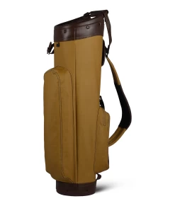 Sun Mountain Golf Canvas & Leather Cart Bag -Boutique Golf Store CanvasLeatherCartClay BrownAltShot
