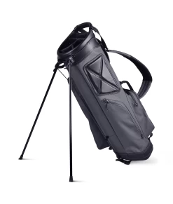Sun Mountain Golf Canvas & Leather Carry Stand Bag -Boutique Golf Store CanvasLeatherStandSlate BlackAltShot