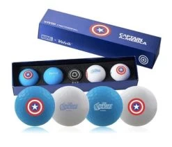 Volvik Marvel Limited Edition Marvel Golf Ball Gift Packs 19 Volvik Marvel Limited Edition Marvel Golf Ball Gift Packs -Boutique Golf Store Captain America Box