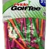 Pride Sports Wood Golf Tees 3.25" -Boutique Golf Store Classic Wood Tee 3.25 75 count Citrus Mixed