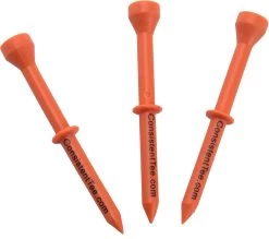 Consistent Tee Golf Tees 10 Pack - 3.25" -Boutique Golf Store ConsistentTees Orange2