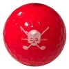 CaddiesShack Custom Jolly Rogers Skull & Crossbones Volvik Crystal Golf Balls 2 CaddiesShack Custom Jolly Rogers Skull & Crossbones Volvik Crystal Golf Balls -Boutique Golf Store Crystal Red Logo