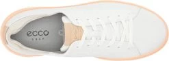 ECCO Ladies Golf Tray Golf Shoes 18 ECCO Ladies Golf Tray Golf Shoes -Boutique Golf Store EccoLadiesTray WhitePeach4