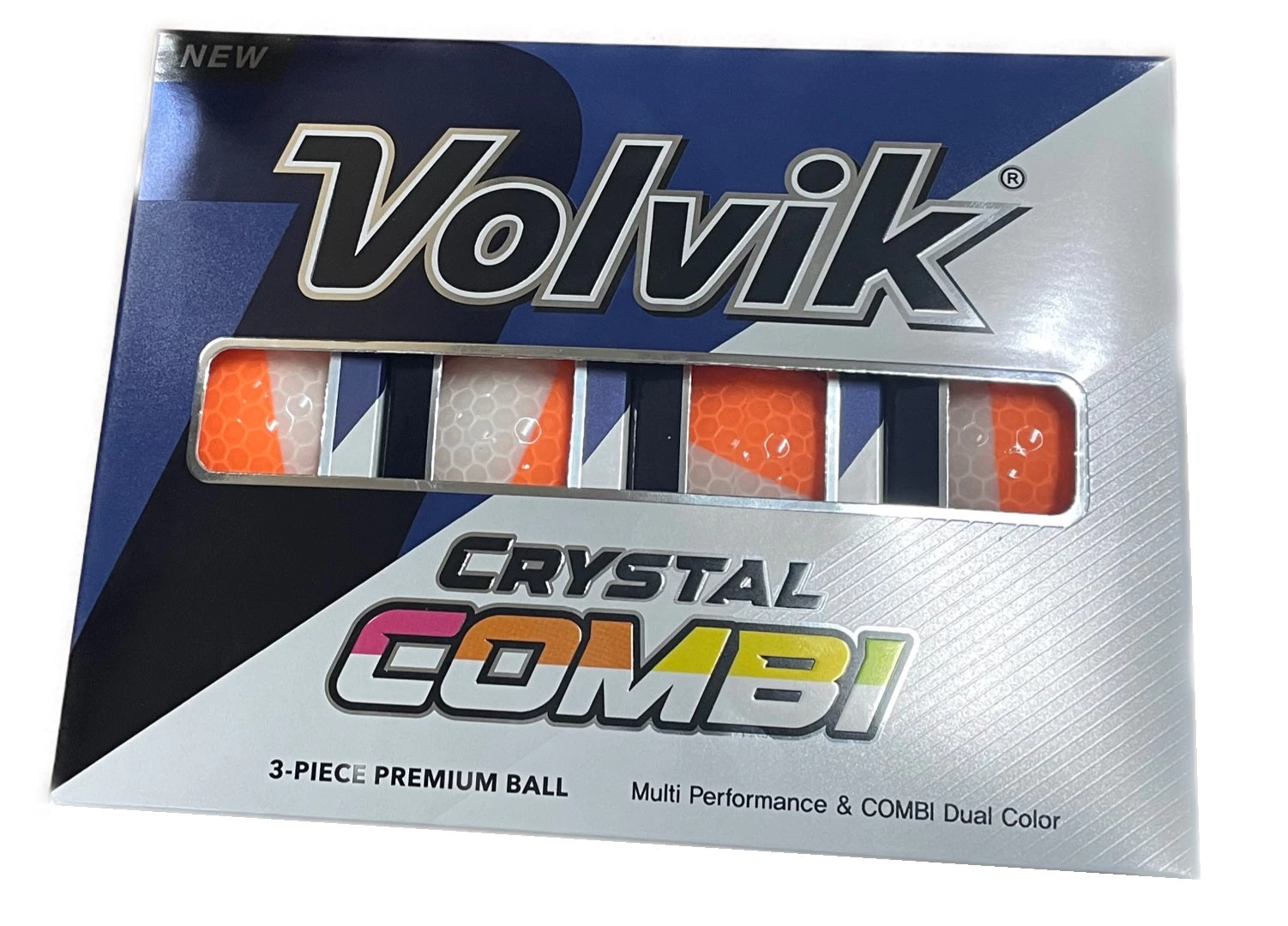 Volvik Crystal Combi Split Colored Golf Balls 6 Volvik Crystal Combi Split Colored Golf Balls - Image 4