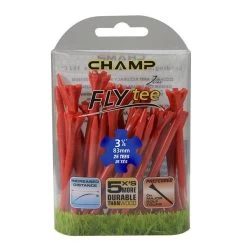 Champ Fly Tees 3.25" Plastic Golf Tees -Boutique Golf Store Flytee 314 25 RedPlain 92544 600px 1800x1800 77ffedd3 df72 4aee 8e46 5b051b69b2c8