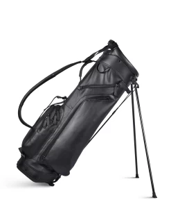 Sun Mountain Golf Leather Carry Stand Bag -Boutique Golf Store G823281LeatherStandBlack