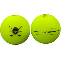 CaddiesShack Custom Jolly Rogers Skull & Crossbones Volvik Vivid Matte Golf Balls -Boutique Golf Store GreenVivid
