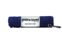 Clip Wipes Microfiber Golf Greens Towel -Boutique Golf Store Greens Towels Navy Blue