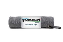 Clip Wipes Microfiber Golf Greens Towel -Boutique Golf Store Greens Towels Sterling Silver