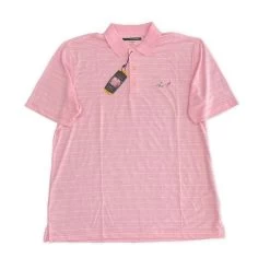Greg Norman Play Dry Golf Polo -Boutique Golf Store GregNorman PlayDryPolo Pinkv2