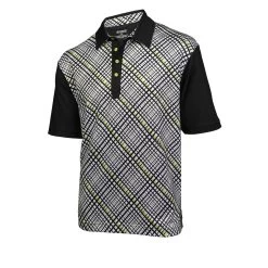 Ogio Grid Golf Polo Shirts 7 Ogio Grid Golf Polo Shirts -Boutique Golf Store Grid White Black Electric