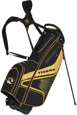 NCAA Collegiate The Gridiron III Team Effort Stand Bag -Boutique Golf Store Gridiron III Stand Bag Missouri Tigers