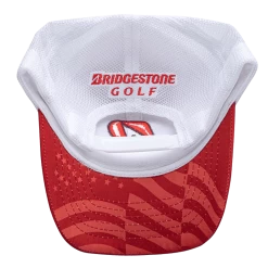 Bridgestone Limited Edition USA Hats -Boutique Golf Store Image 4 BGS red cap bott