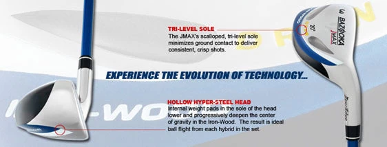 Tour Edge Bazooka JMax Draw Ironwoods (Left Hand Only) 5 Tour Edge Bazooka JMax Draw Ironwoods (Left Hand Only) - Image 3