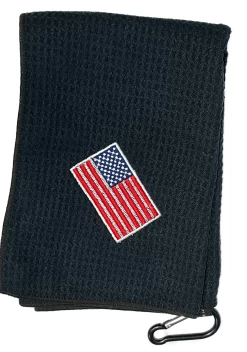 Joseph Elliott USA Embroidered Flag 18" X 18" Micro Fiber Towels -Boutique Golf Store JE16 1fda6e9e 4ec4 4e30 b059 3d1a4a40aa4f