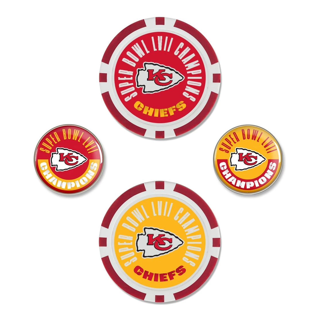 WinCraft NFL Ball Marker Set 3 WinCraft NFL Ball Marker Set