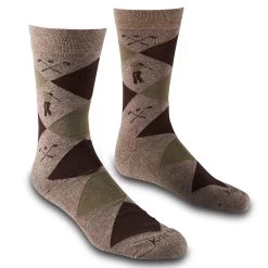 Kartel Argyle Golf Socks -Boutique Golf Store KartelArgyleSocks Fawn